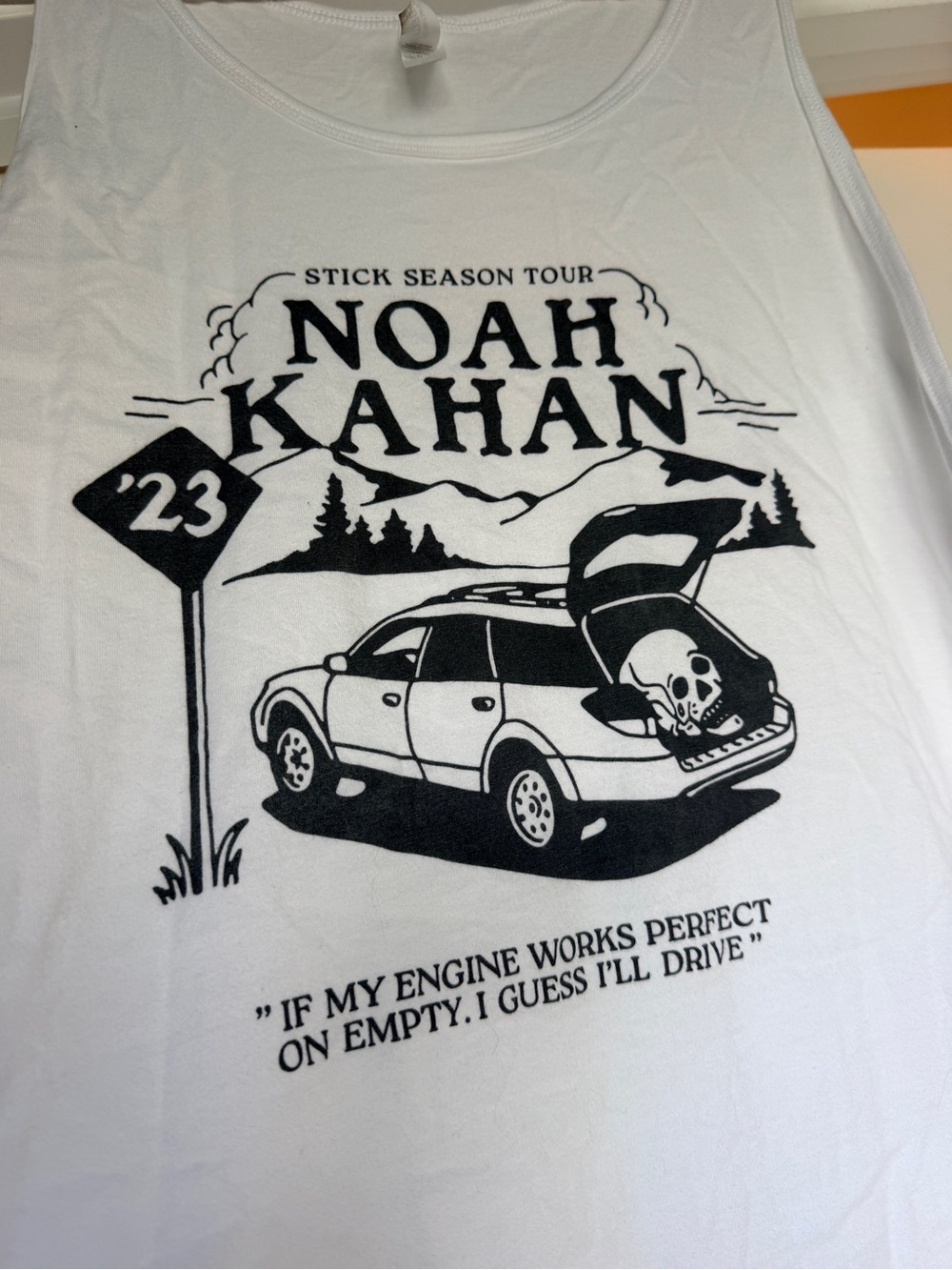 Noah Kahan graphic tank